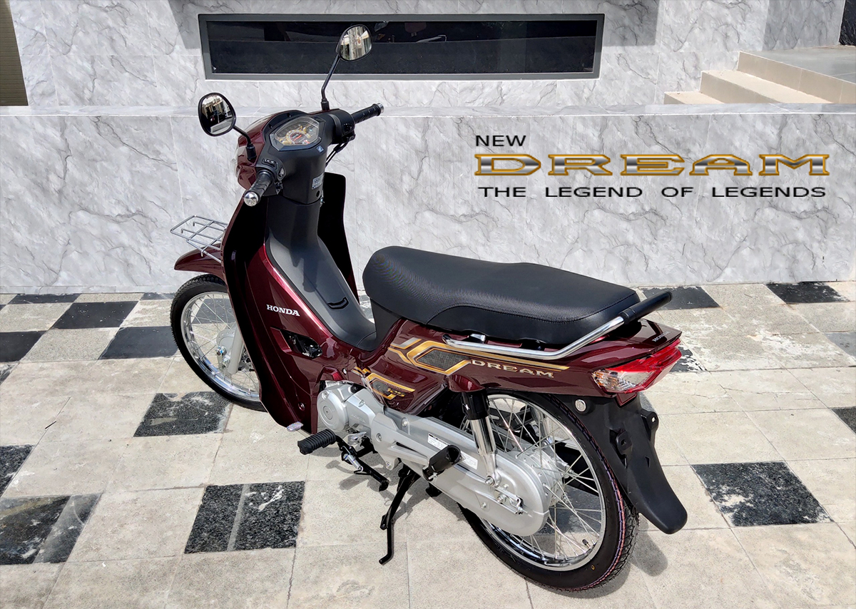 Honda Dream 125 NCX 2024 màu đỏ 3 Honda Dream 125 NCX 2024 màu đỏ 3